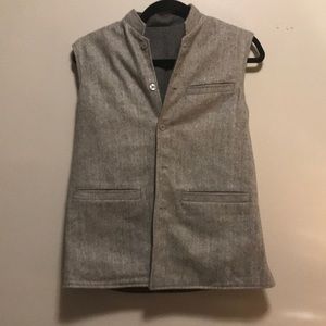Double Sided Wool Vest